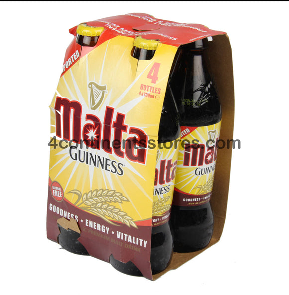 Malta Guiness Bottles x6