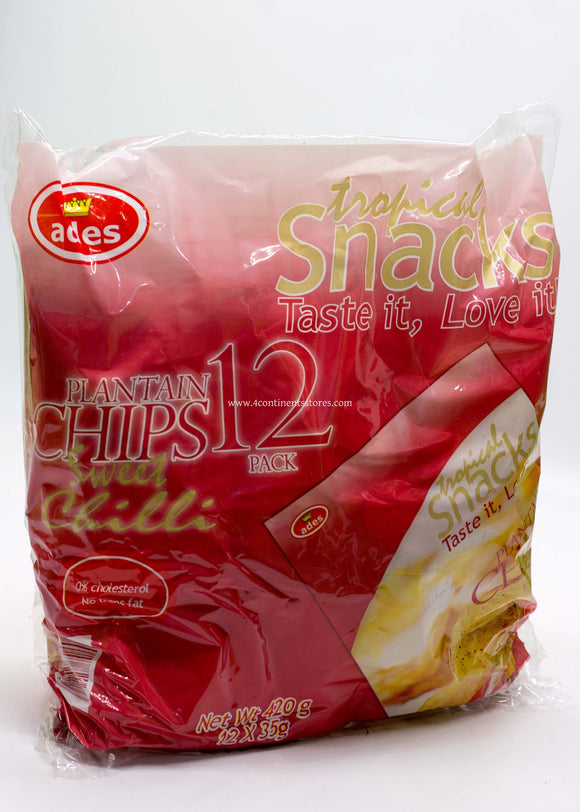 Ades Plantain Chips Sweet 12pks 420g